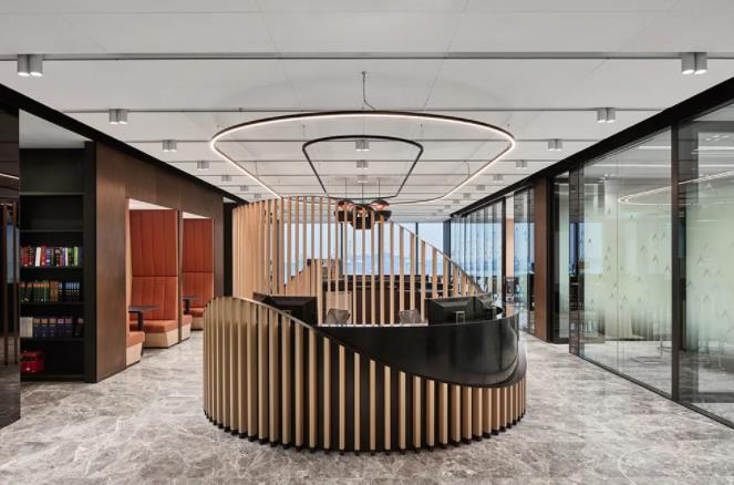 辦公樓前廳這樣設(shè)計(jì)，夠時(shí)尚！