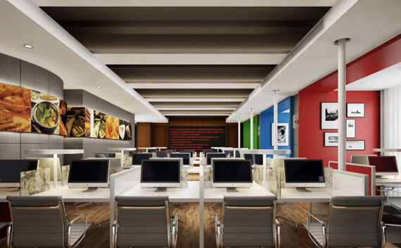 現(xiàn)代簡約辦公室裝修設(shè)計，創(chuàng)意提升企業(yè)形象