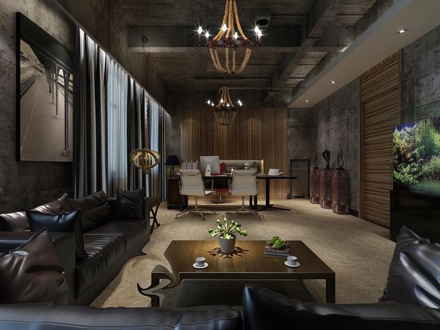 工業(yè)風(fēng)格辦公室就應(yīng)該這么設(shè)計(jì)，簡(jiǎn)單大氣出效果