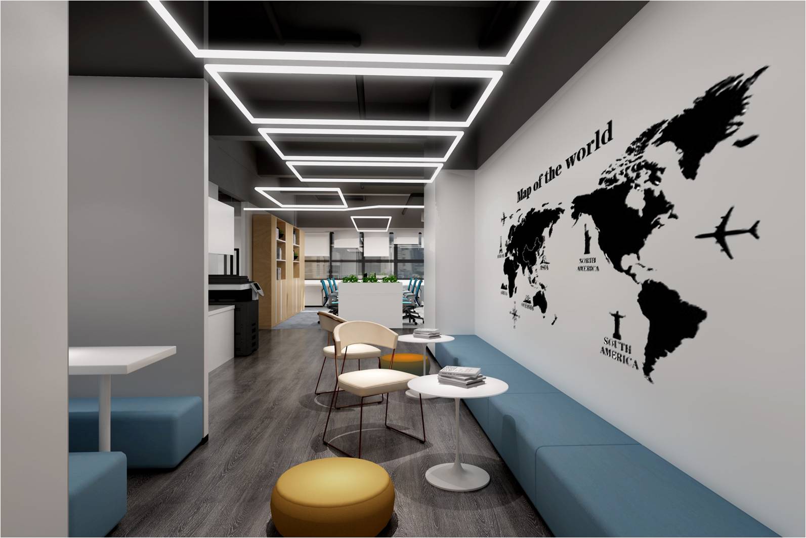 休閑區(qū)裝修設計